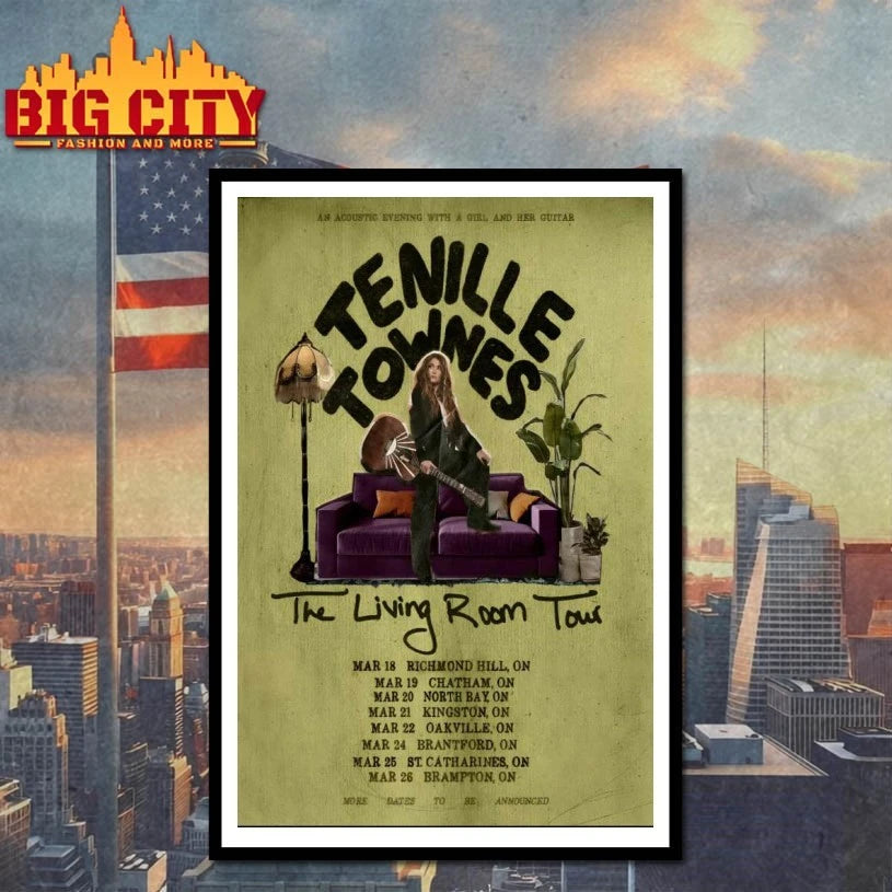 Tenille Townes The Living Room 2026 Tour Poster shirt