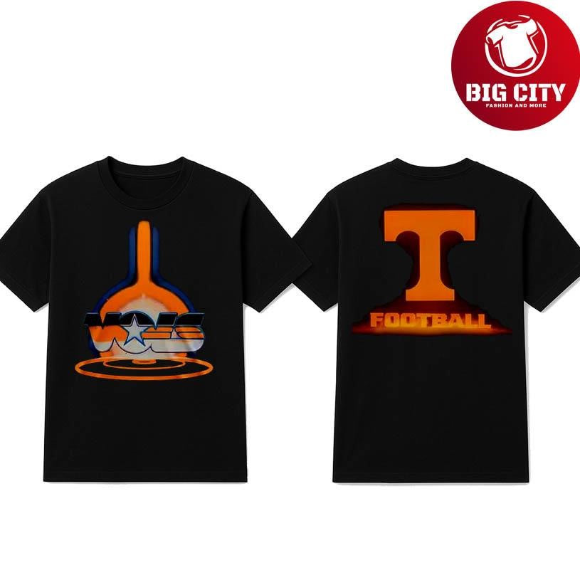 Tennessee Vols Football Dark Mode Star Night Two Sided Shirt