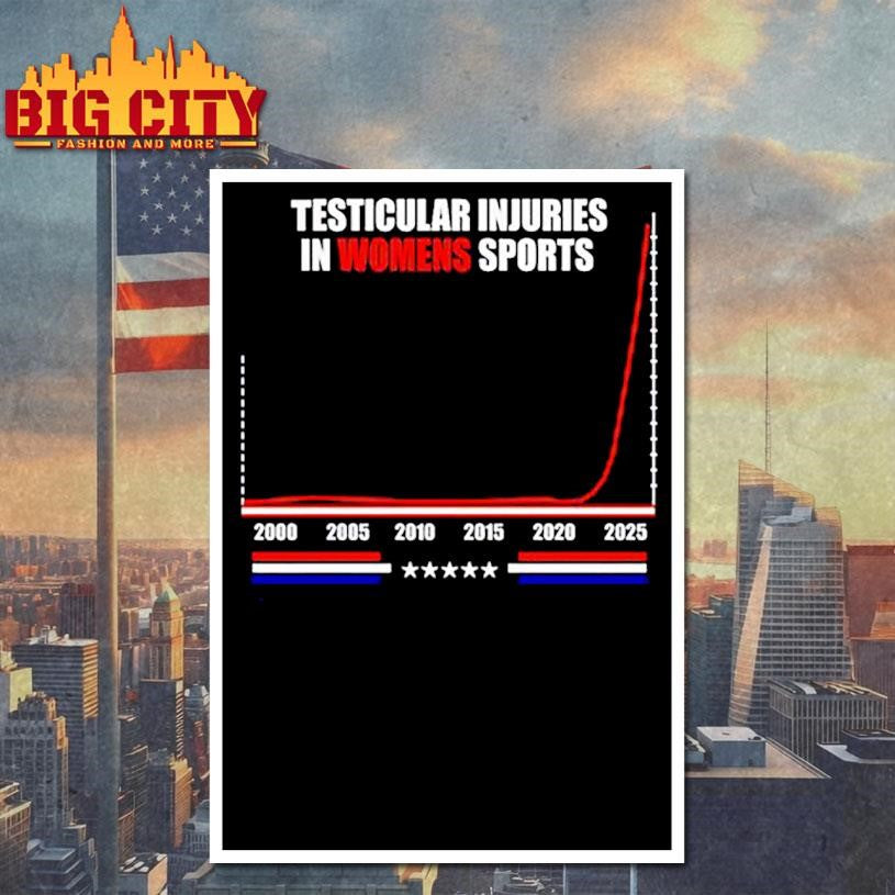 Testicular Injuries in Women’s Sports shirt