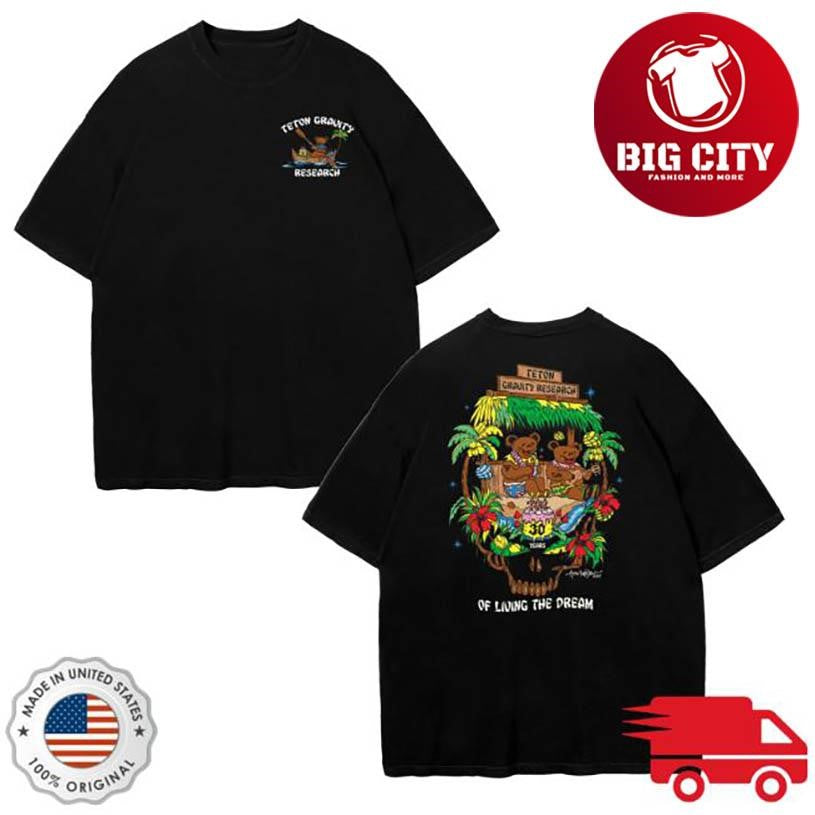 Tetongravity Tgr X Grateful Dead 30 Years By Alex Krastev Two Sided Shirt