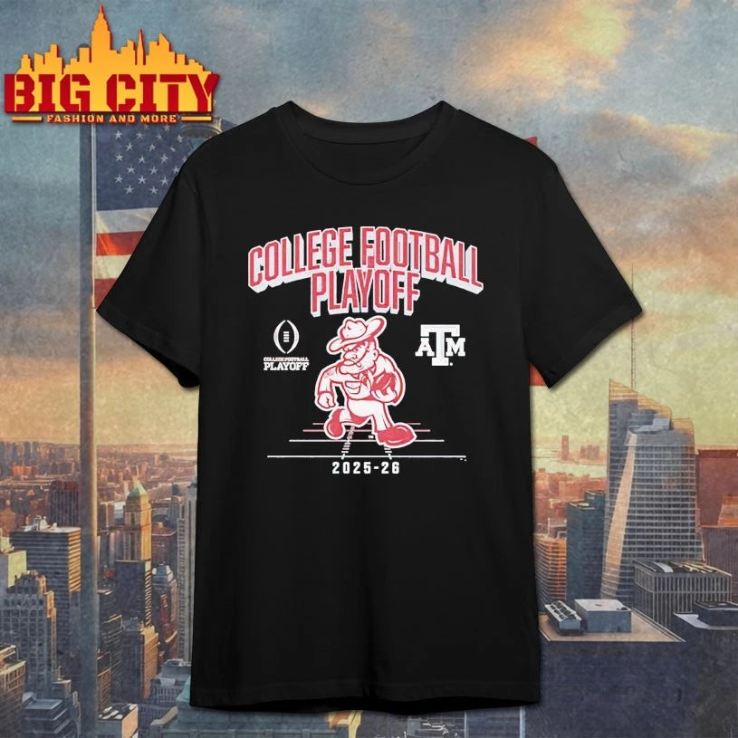 Texas A&amp;M 2025 CFP Mascot College football playoff shirt