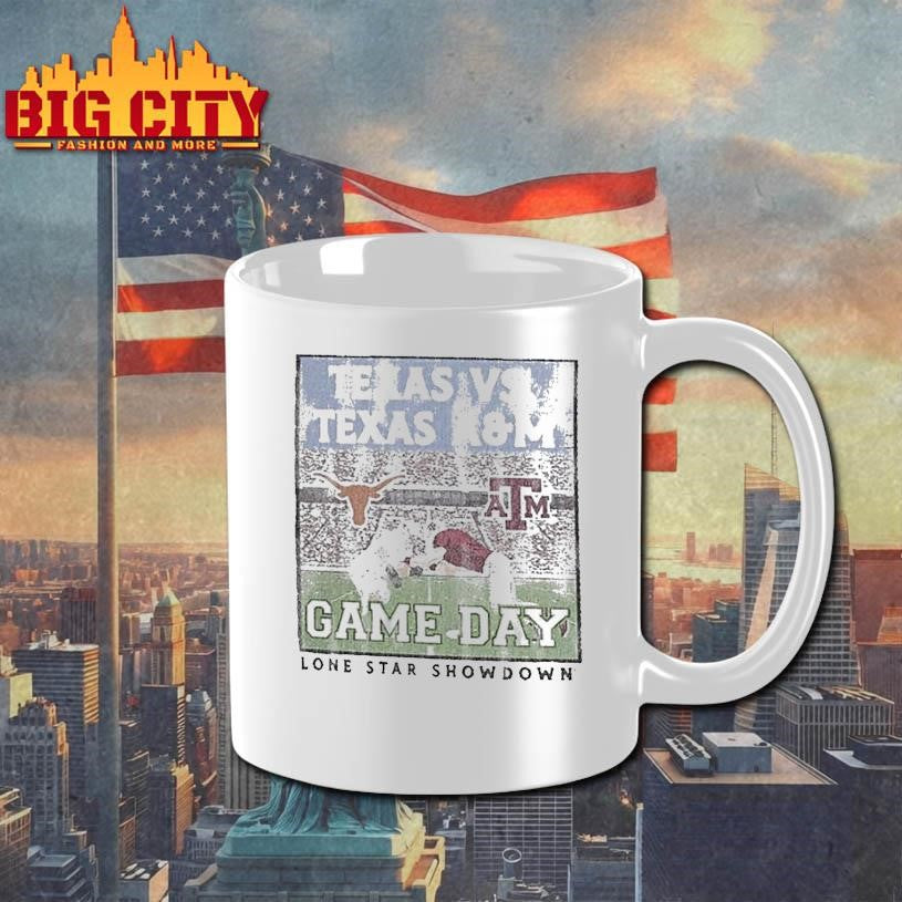 Texas Am Aggies Vs Texas Longhorns Lone Star Showdown Battle Stadium Shirt