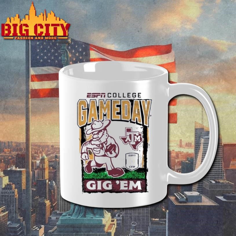 Texas Am Cfp Gameday 1st Round Mascot Gig Em Shirt