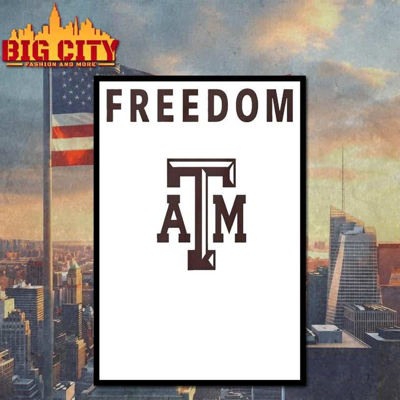 Texas Am University X Charlie Kirk Freedom 2025 Shirt