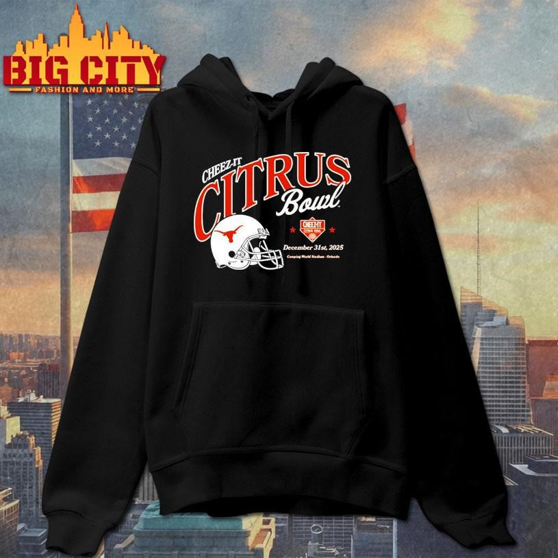 Texas Longhorns Helmet Cheez It Citrus Bowl Shirt