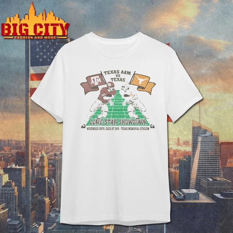 Texas Longhorns Ivory Vs Texas A&amp;M Lone Star Showdown 2025 Shirt