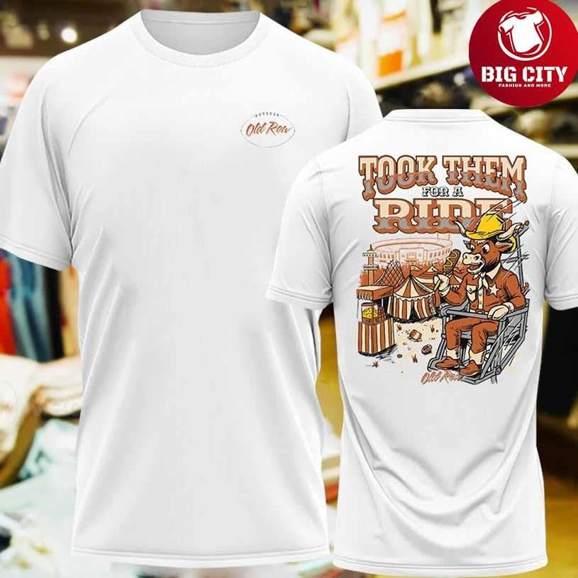 Texas Longhorns Took Them For A Ride Logo Shirt