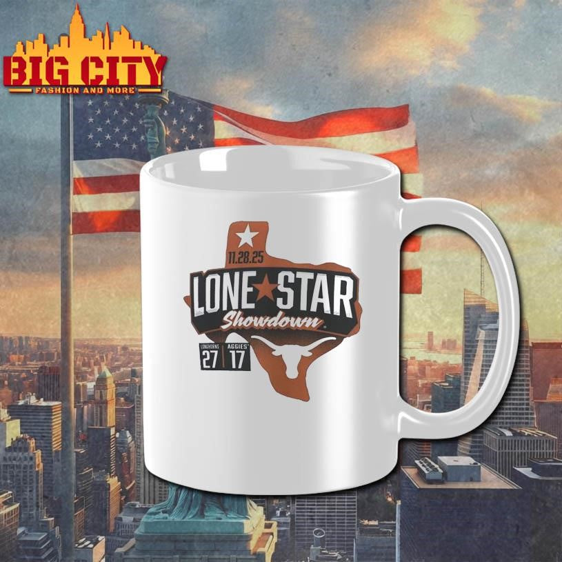 Texas Longhorns vs. Texas A&amp;M Aggies 2025 Lone Star Showdown Score Shirt