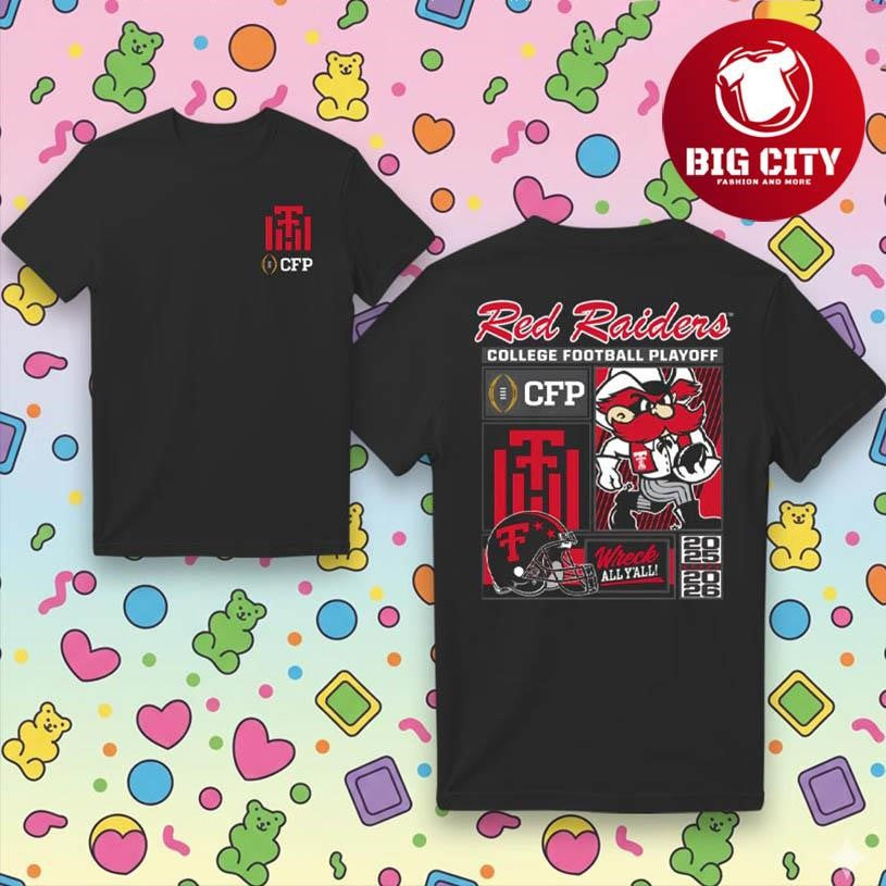 Texas Tech 2025 CFP All Yall Two Sided Shirt