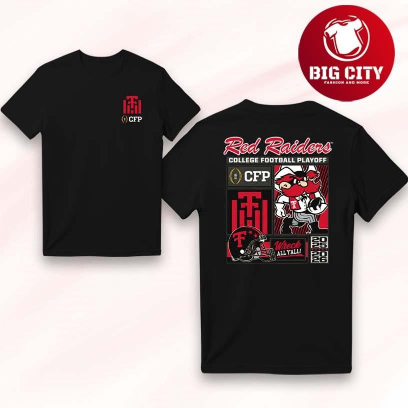 Texas Tech 2025 CFP Two Sided Shirt