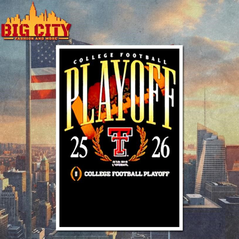 Texas Tech ’25-’26 College Football Playoff shirt