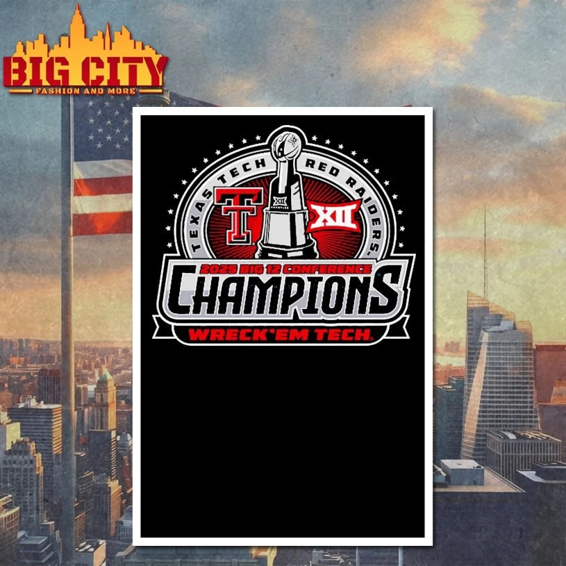 Official Texas Tech Big 12 Championship Wreck Em Tech shirt