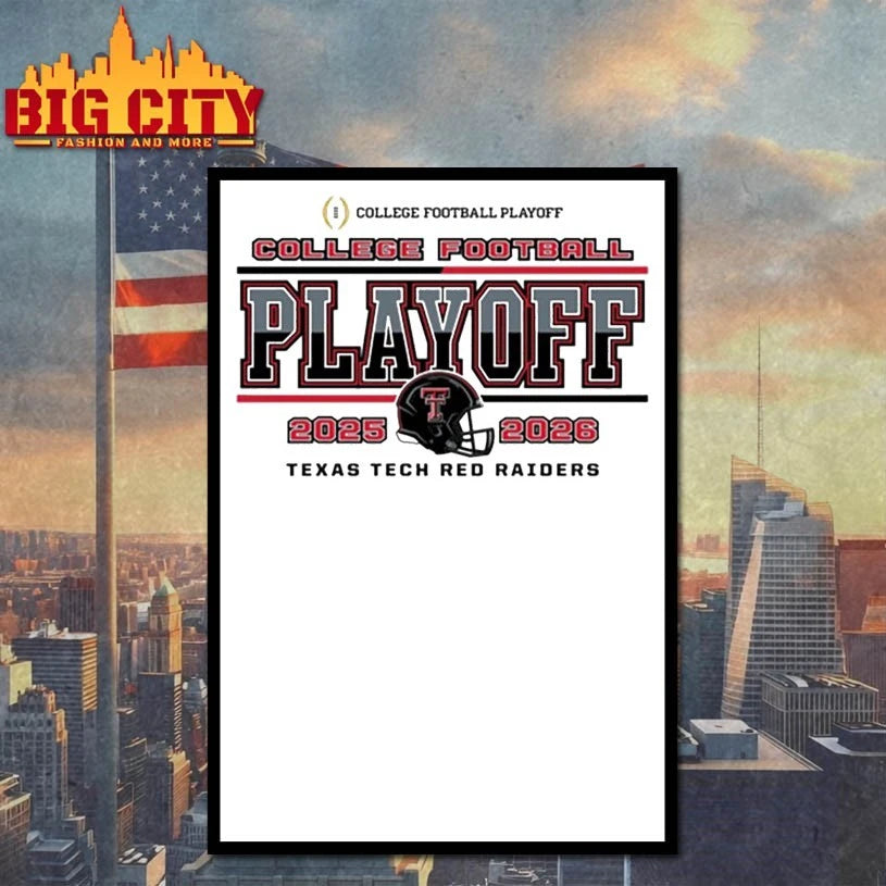 Texas Tech CFP 2025 Playoff shirt