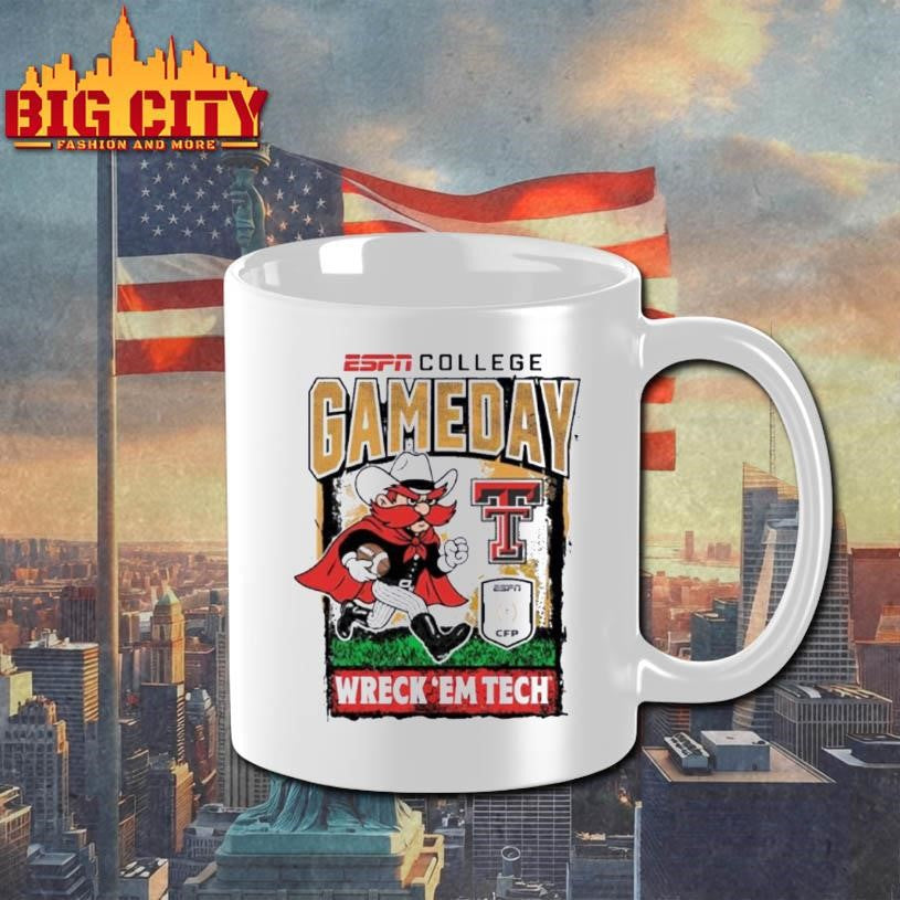 Texas Tech Cfp Gameday 1st Round Mascot Wreck Em Tech Shirt