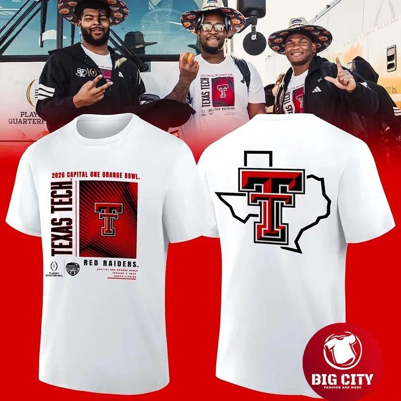 Texas Tech Raiders College Football Playoff Quarterfinal Two Sided Shirt