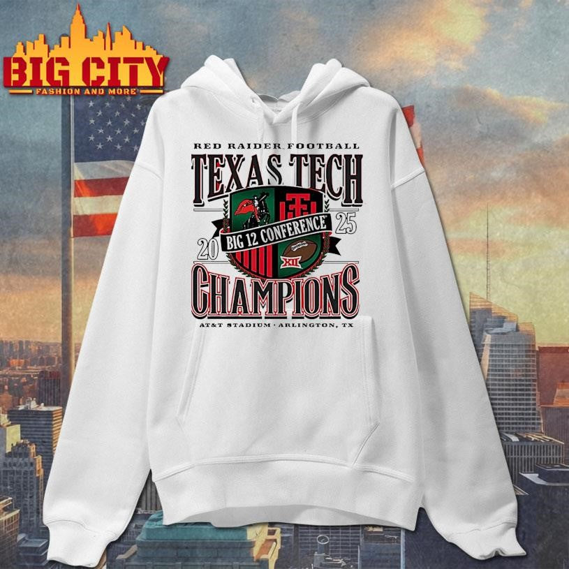 Texas Tech Red Raiders 2025 Big 12 Conference Champions Generation Talent Shirt