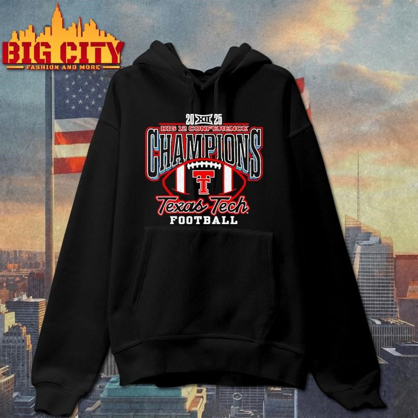 Texas Tech Red Raiders 2025 Big 12 Conference Champions Vintage Shirt