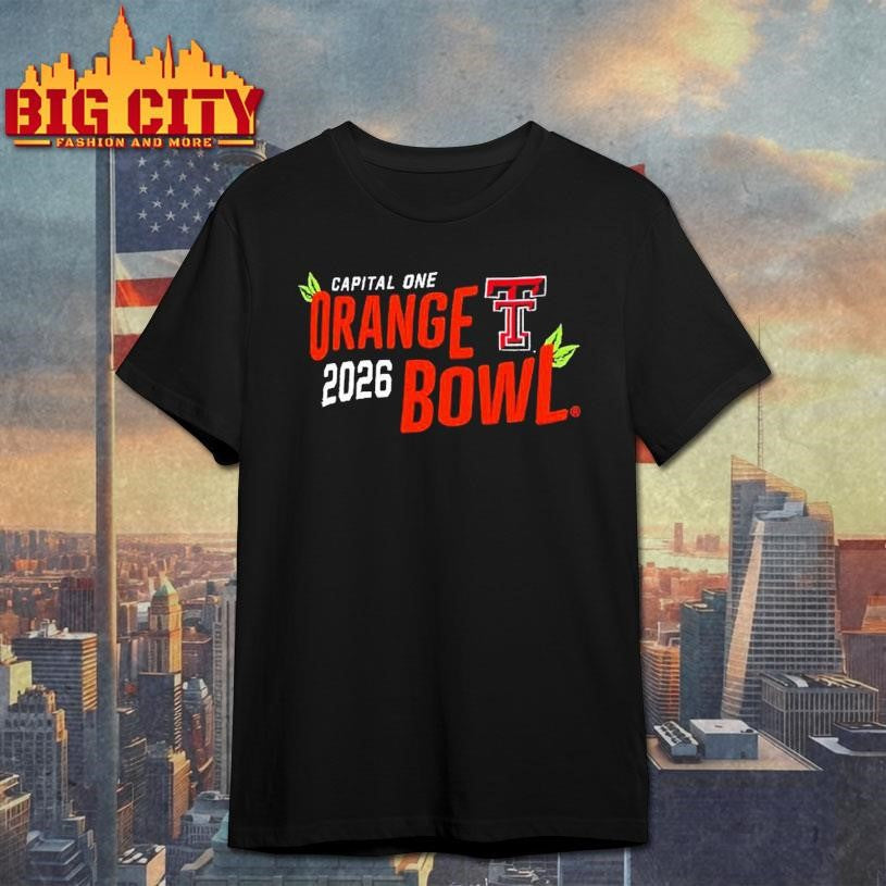 Texas Tech Red Raiders 2026 Capital One Orange Bowl Shirt