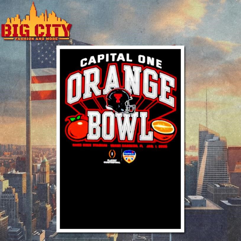 Texas Tech Red Raiders 2026 Cfp Capital One Orange Bowl Slice Of Life Shirt