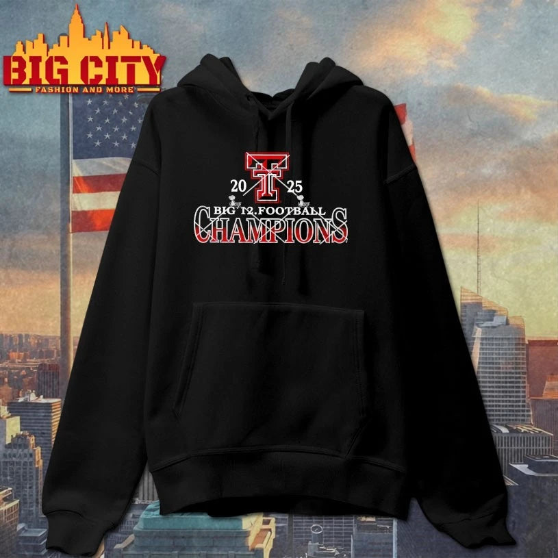 Texas Tech Red Raiders Big 12 Football Champions 2025 shirt