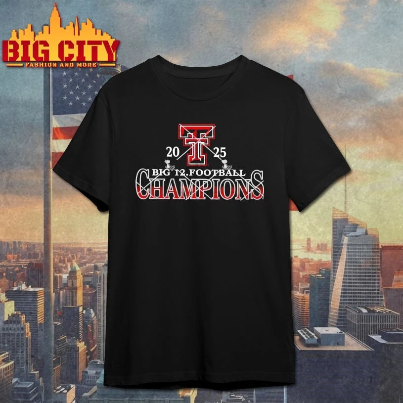 Texas Tech Red Raiders Big 12 Football Champions 2025 shirt