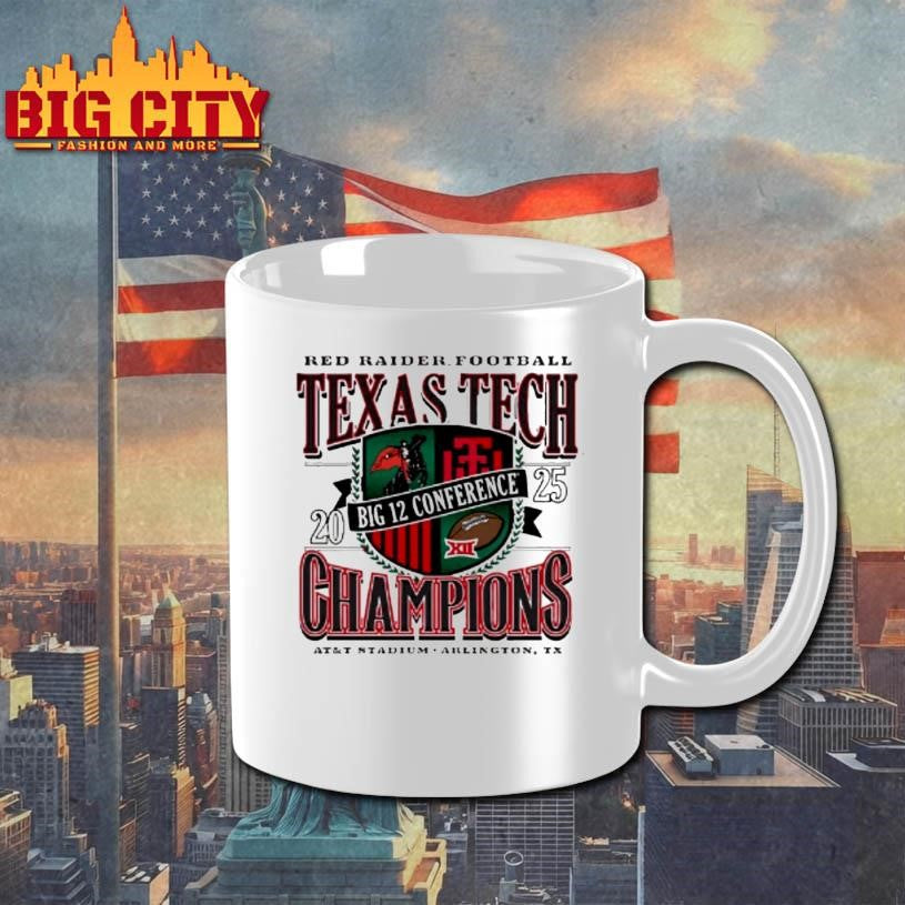 Texas Tech Red Raiders Big 12 Football Champions Att Stadium Arlington Tx Shirt