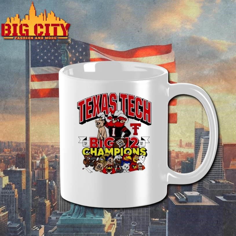 Texas Tech Red Raiders Big 12 Football Champs Mascots Winner Shirt