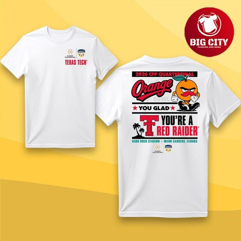 Texas Tech Red Raiders College Football Playoff Two Sided Shirt