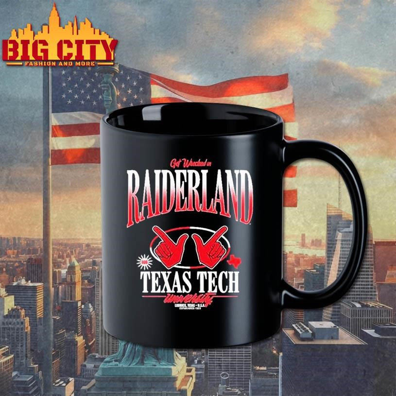 Texas Tech Red Raiders Get Wrecked In Raiderland Lubbock Usa Est 1923 Shirt