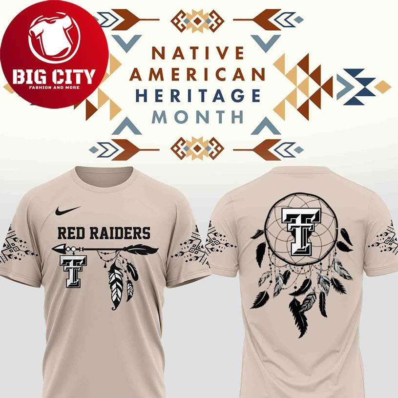 Texas Tech Red Raiders Native American Heritage The Root The Pride 2025 Two Sided Shirt