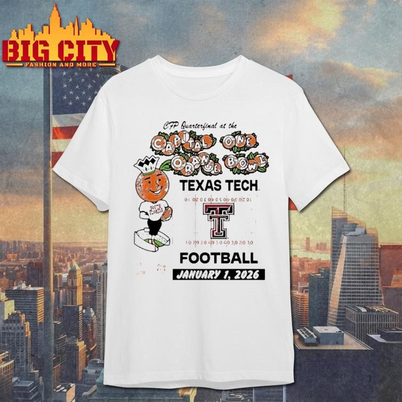 Texas Tech Red Raiders Orange Bowl January 1st 2026 Shirt
