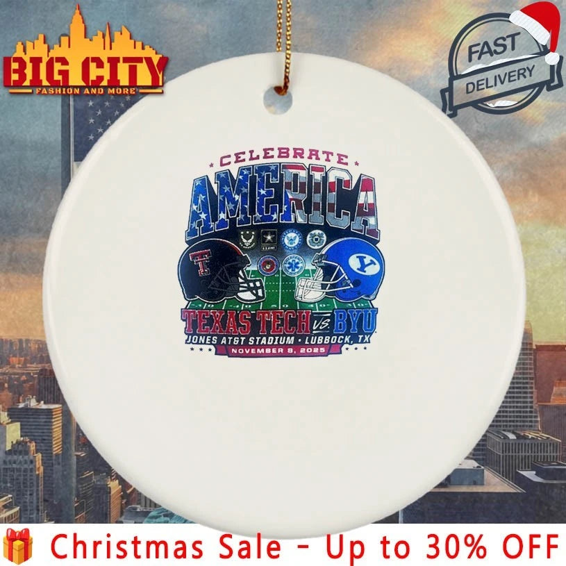 Texas Tech Red Raiders Vs BYU Cougars ESPN Celebrate America Dueling Helmets shirt