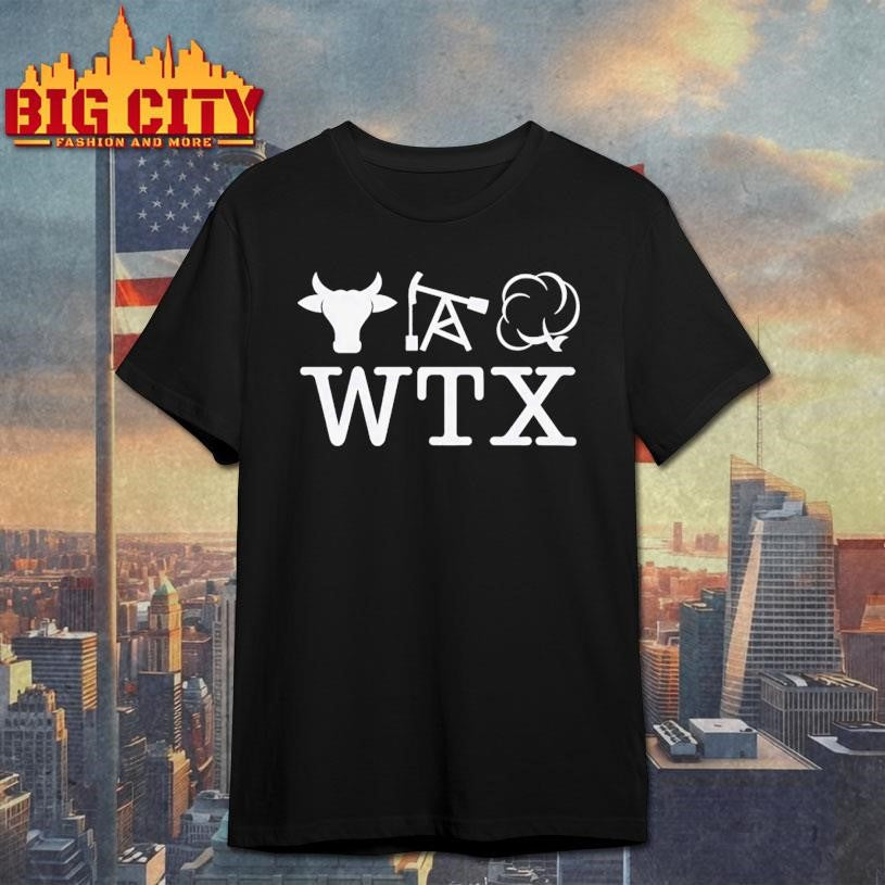 Texas Wtx Cow Oil Cotton Wtx West Texas Pride Shirt