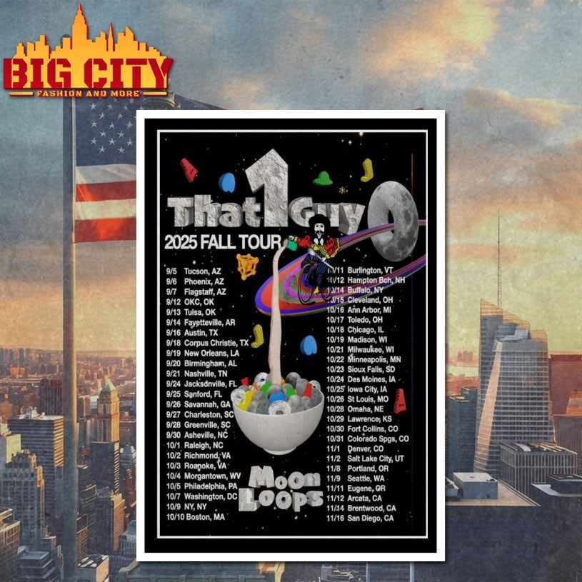 That 1 Guy Fall Tour 2025 Poster Shirts