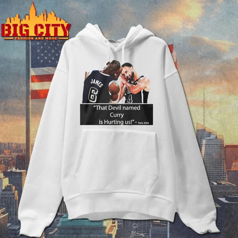 That Devil Named Curry Is Hurting Us Paris 2024 shirt