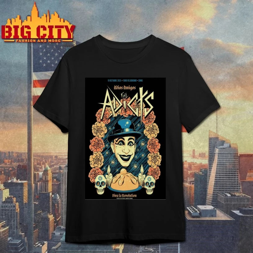 The Adicts 10 October 2025 Foro Velodromo Mexico City Mexico Poster Shirt