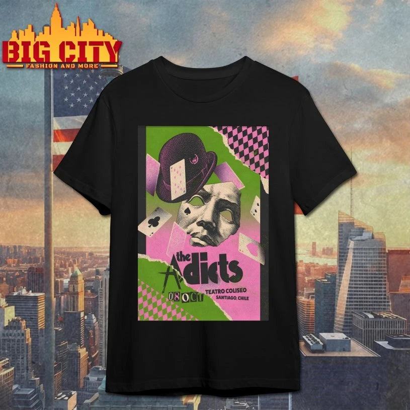 The Adicts Oct 8 2025 In Santiago Chile Poster shirt