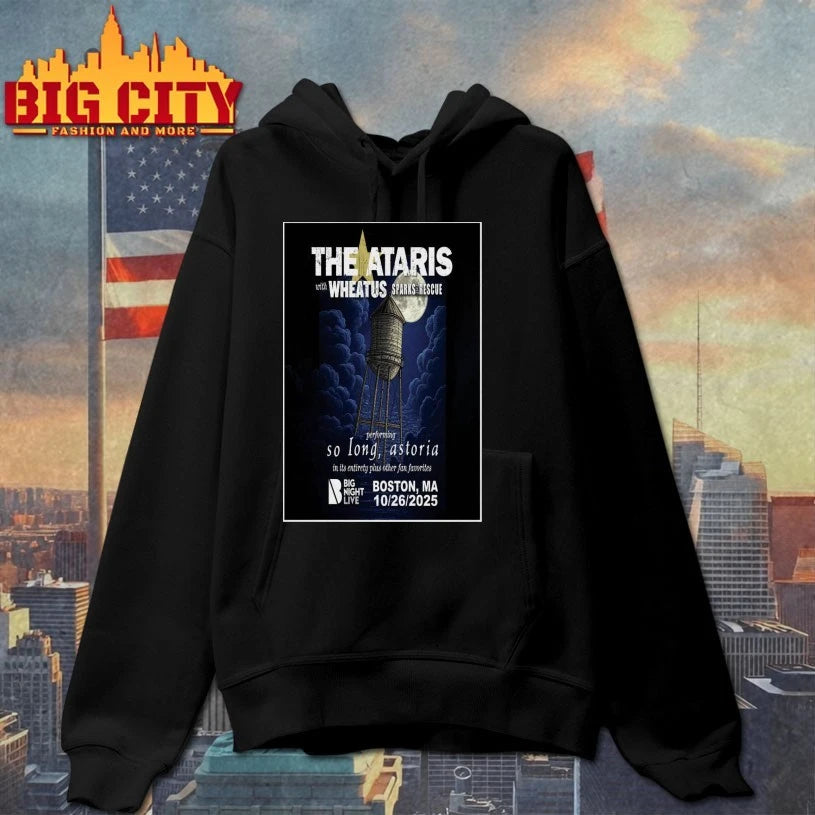 The Ataris Tour Big Night Live, Boston october 26 2025 Poster shirt