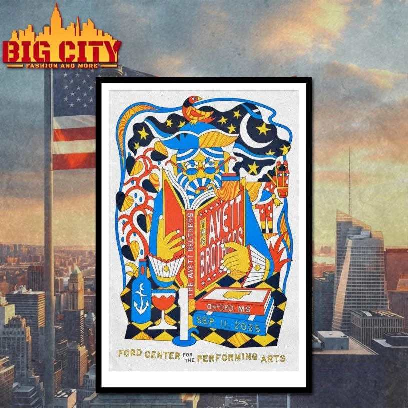 The Avett Brothers Oxford MS 9.11.2025 Poster shirt