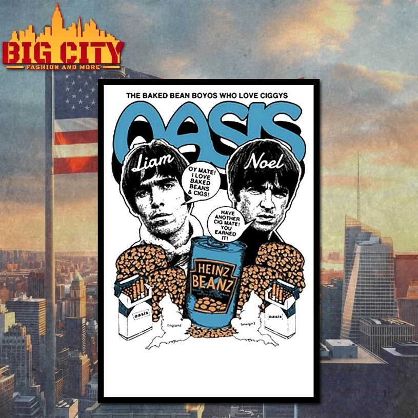 The Baked Bean Boyos Who Love Ciggys OASIS shirts