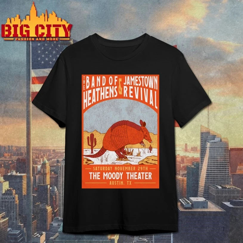 The Band Of Heathens And Jamestown Revival Nov 29 2025 The Moody Theater in Austin TX Poster shirt