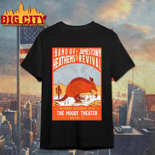 The Band of Heathens and Jamestown Revival Nov 29 2025 Poster Shirts