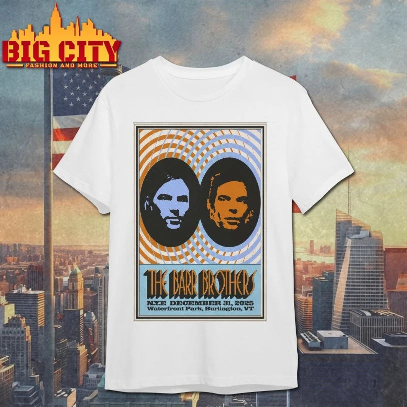 The Barr Brothers Dec 31 2025 In Burlington VT Poster shirt