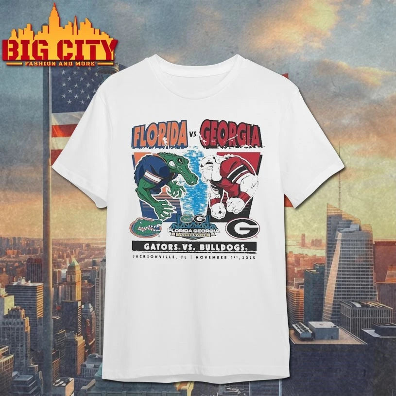 The Battle Florida Gators vs. Georgia Bulldogs 2025 Rivalry Shirt