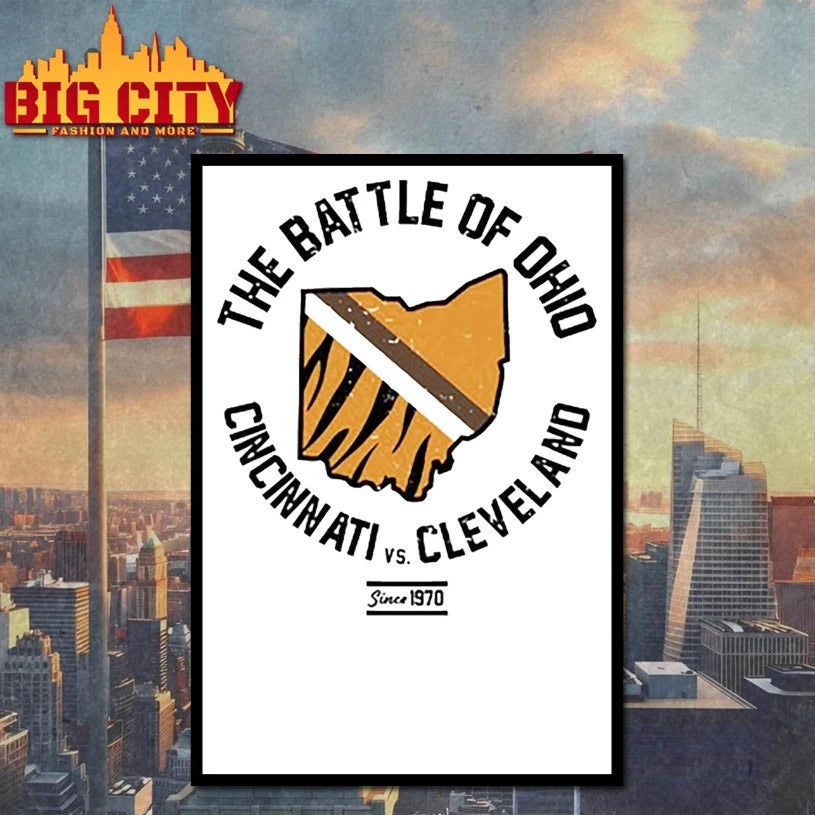 The Battle of Ohio Cincinnati vs Cleveland Since 1970 Shirts