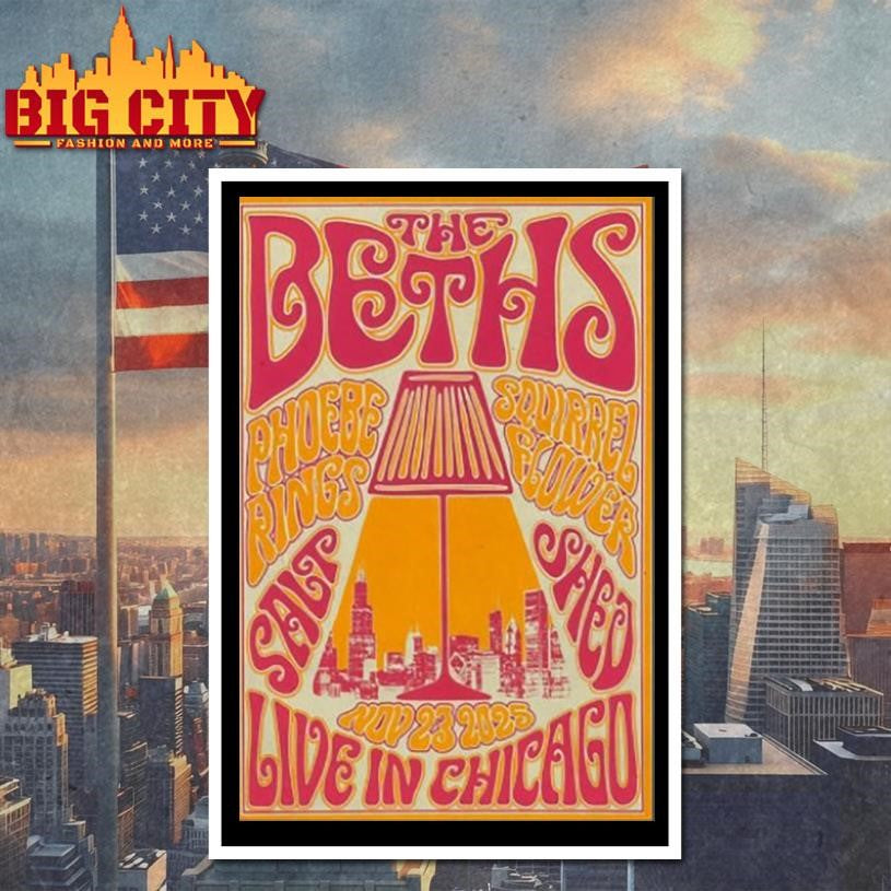 The Beths The Salt Shed In Chicago Il November 23 2025 Shirt