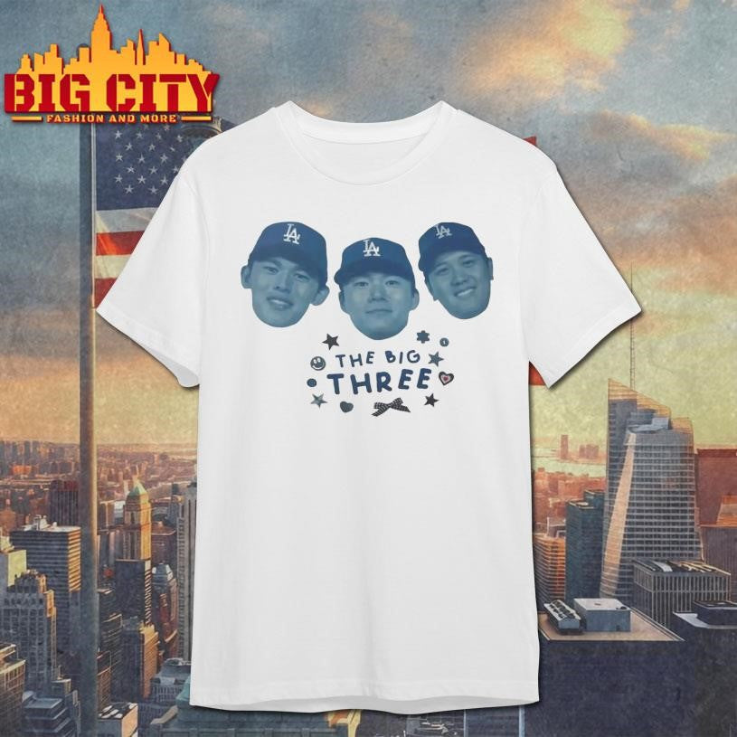 The Big Three Dodgers Players Shirt