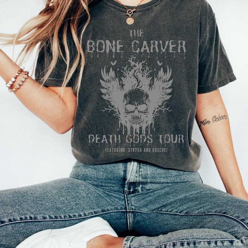 The Bone Carver Shirt ACOTAR Shirt Sarah J Maas Merch Bookish Crewneck Velaris Shirt TOG Merch Crescent City Merch Booktok Merch SJM Merch