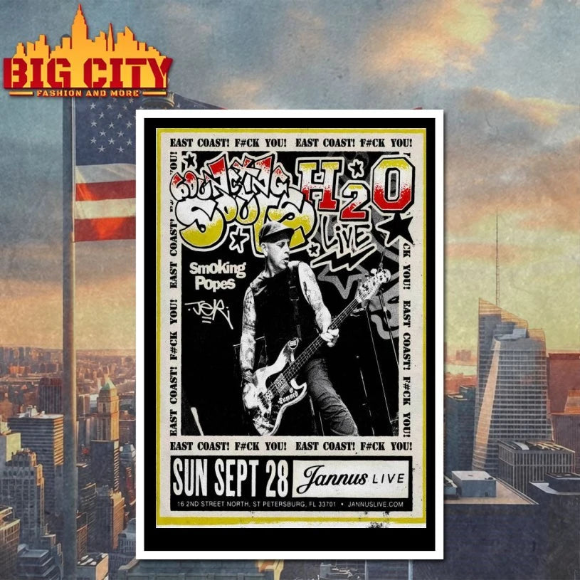The Bouncing Souls At Jannus Live On Sep 28 2025 Poster shirts