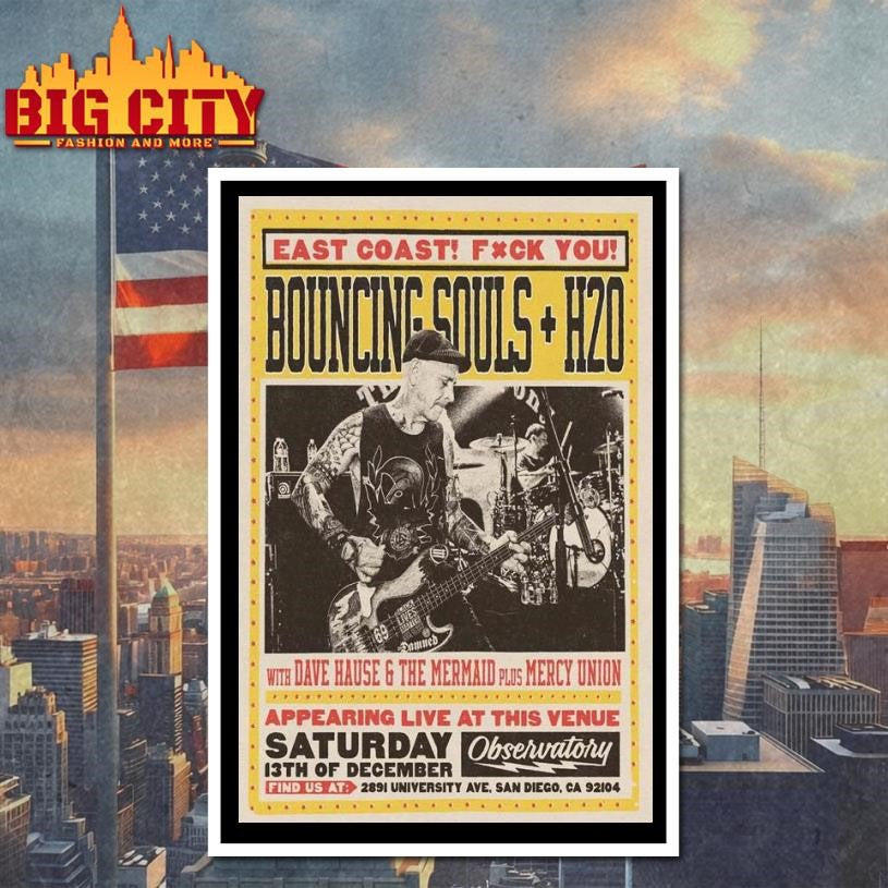 The Bouncing Souls San Diego California December 13 2025 Poster Shirt